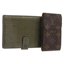 LOUIS VUITTON Epi Monogram Dagplanner Omslag 2 Set Groen LV Auth BA12854-1