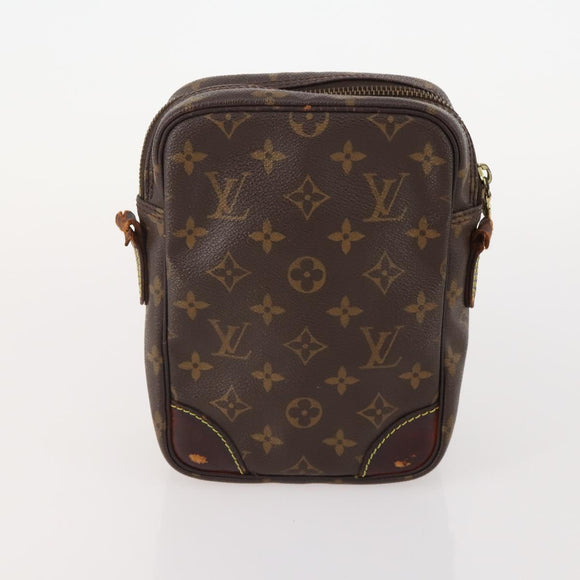 LOUIS VUITTON Monogram Taiga Clutch Bag 2 Set Ardoise LV Auth BA12855