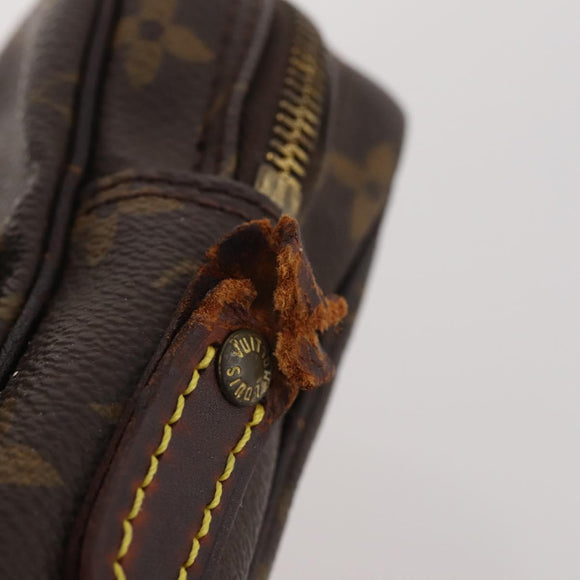 LOUIS VUITTON Monogram Taiga Clutch Bag 2 Set Ardoise LV Auth BA12855