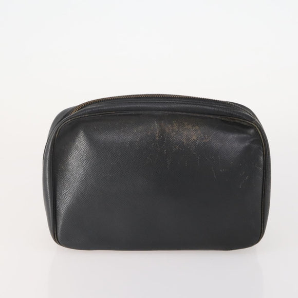 LOUIS VUITTON Monogram Taiga Clutch Bag 2 Set Ardoise LV Auth BA12855