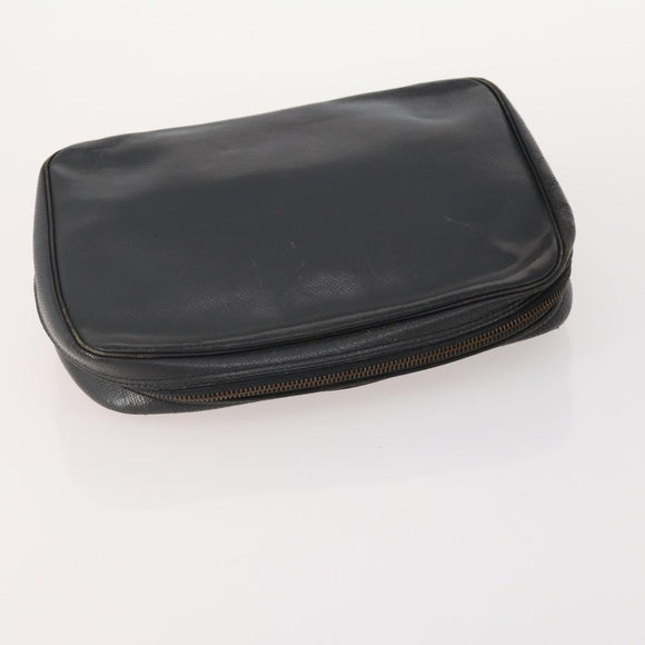 LOUIS VUITTON Monogram Taiga Clutch Bag 2 Set Ardoise LV Auth BA12855