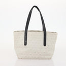 Jimmy Choo Hand Bag Leather 2 Set Black White Auth BA12856-11