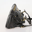 Jimmy Choo Hand Bag Leather 2 Set Black White Auth BA12856-4