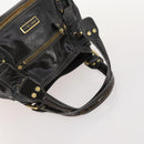 Jimmy Choo Hand Bag Leather 2 Set Black White Auth BA12856-5