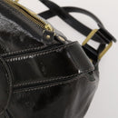 Jimmy Choo Hand Bag Leather 2 Set Black White Auth BA12856-8