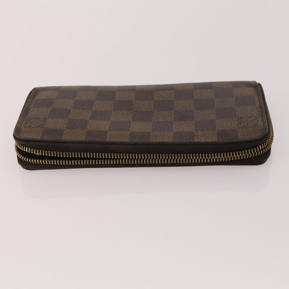 LOUIS VUITTON Damier Ebene Wallet 5 Set LV Auth BA12862