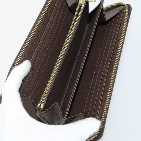 LOUIS VUITTON Damier Ebene Wallet 5 Set LV Auth BA12862