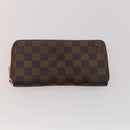 LOUIS VUITTON Damier Ebene Wallet 5 Set LV Auth BA12862-14
