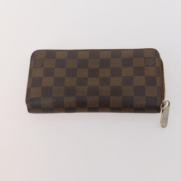 LOUIS VUITTON Damier Ebene Wallet 5 Set LV Auth BA12862