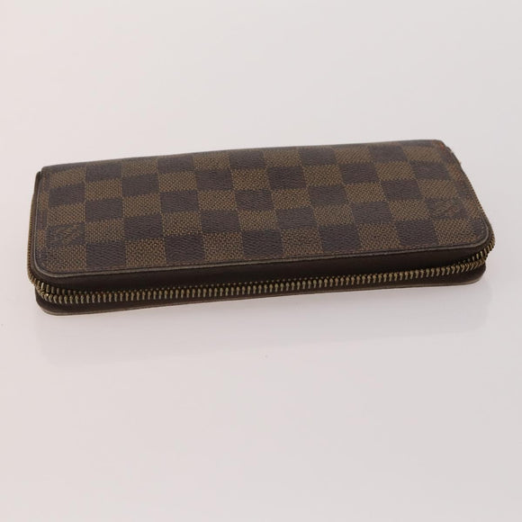 LOUIS VUITTON Damier Ebene Wallet 5 Set LV Auth BA12862