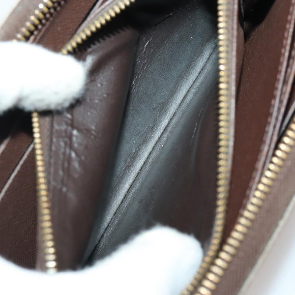 LOUIS VUITTON Damier Ebene Wallet 5 Set LV Auth BA12862