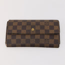 LOUIS VUITTON Damier Ebene Wallet 5 Set LV Auth BA12862-20