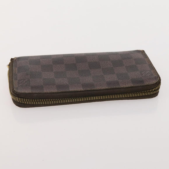 LOUIS VUITTON Damier Ebene Wallet 5 Set LV Auth BA12862