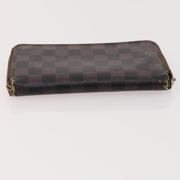 LOUIS VUITTON Damier Ebene Wallet 5 Set LV Auth BA12862