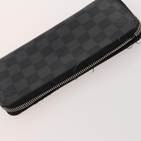 LOUIS VUITTON Damier Ebene Wallet 5 Set LV Auth BA12862