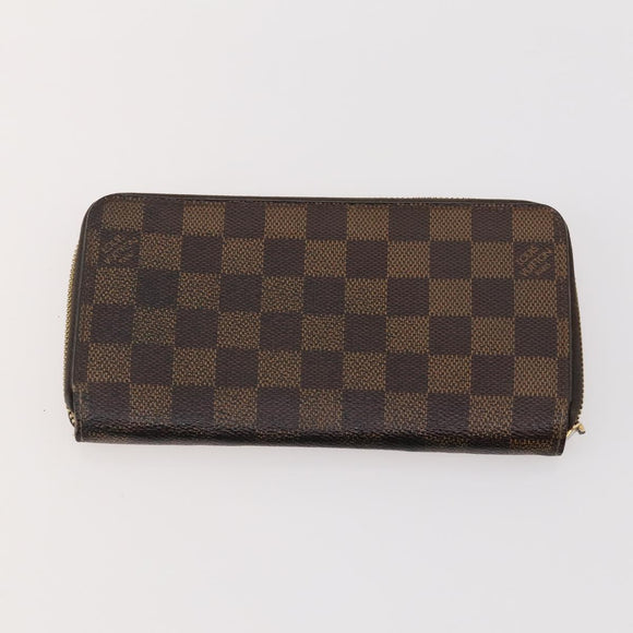 LOUIS VUITTON Damier Ebene Wallet 5 Set LV Auth BA12862