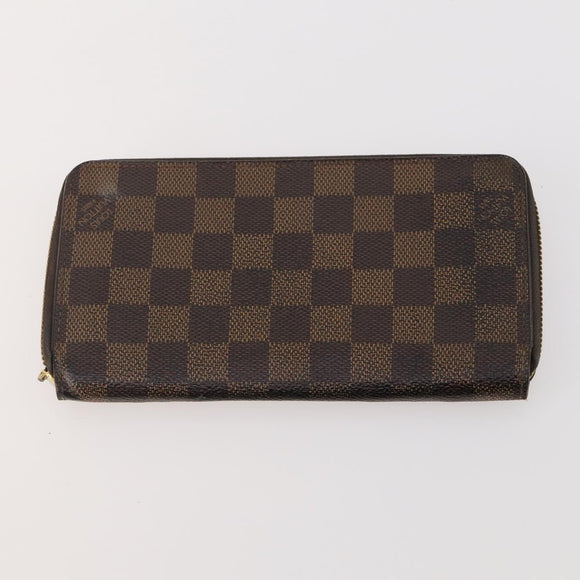 LOUIS VUITTON Damier Ebene Wallet 5 Set LV Auth BA12862