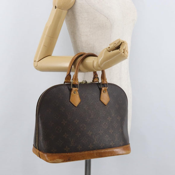 LOUIS VUITTON Monogram Alma Hand Bag M51130 LV Auth BA12865