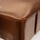 LOUIS VUITTON Monogram Vernis Columbus Tote Bag Bronze M91134 LV Auth BA1287-9