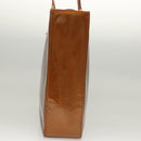 LOUIS VUITTON Monogram Vernis Columbus Tote Bag Bronze M91134 LV Auth BA1287-3