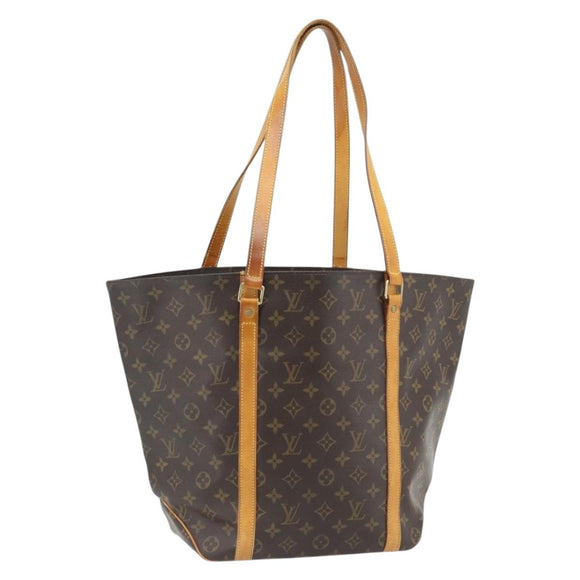 LOUIS VUITTON Monogram Sac Shopping Tote Bag M51108 LV Auth BA12871