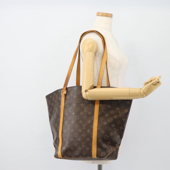LOUIS VUITTON Monogram Sac Shopping Tote Bag M51108 LV Auth BA12871