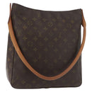LOUIS VUITTON Monogram Looping GM Shoulder Bag M51145 LV Auth BA12873-1