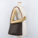LOUIS VUITTON Monogram Looping GM Shoulder Bag M51145 LV Auth BA12873-24