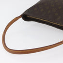 LOUIS VUITTON Monogram Looping GM Shoulder Bag M51145 LV Auth BA12873-7