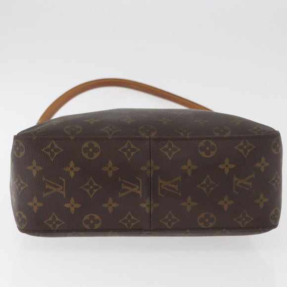 LOUIS VUITTON Monogram Looping GM Shoulder Bag M51145 LV Auth BA12873