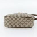 GUCCI GG Supreme Web Sherry Line Bag PVC Beige Gold 89 02 077 Auth BA12879-10