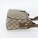 GUCCI GG Supreme Web Sherry Line Bag PVC Beige Gold 89 02 077 Auth BA12879-5