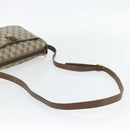 GUCCI GG Supreme Web Sherry Line Bag PVC Beige Gold 89 02 077 Auth BA12879-7