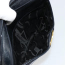 Salvatore Ferragamo Vala Umhängetasche Leder Navy Gold Auth BA12880-22