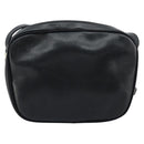 Salvatore Ferragamo Vala Umhängetasche Leder Navy Gold Auth BA12880-2