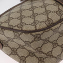 GUCCI GG Supreme Web Sherry Line Bag PVC Beige Gold 89 02 032 Auth BA12881-14