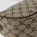 GUCCI GG Supreme Web Sherry Line Bag PVC Beige Gold 89 02 032 Auth BA12881-16