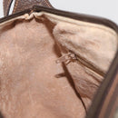 GUCCI GG Supreme Web Sherry Line Bag PVC Beige Gold 89 02 032 Auth BA12881-22