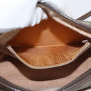 GUCCI GG Supreme Web Sherry Line Bag PVC Beige Gold 89 02 032 Auth BA12881-23