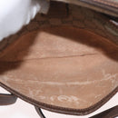 GUCCI GG Supreme Web Sherry Line Bag PVC Beige Gold 89 02 032 Auth BA12881-11