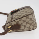 GUCCI GG Supreme Web Sherry Line Bag PVC Beige Gold 89 02 032 Auth BA12881-4