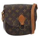 LOUIS VUITTON Monogram Saint Cloud PM Shoulder Bag M51244 LV Auth BA12882-1