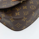 LOUIS VUITTON Monogram Saint Cloud PM Shoulder Bag M51244 LV Auth BA12882-15