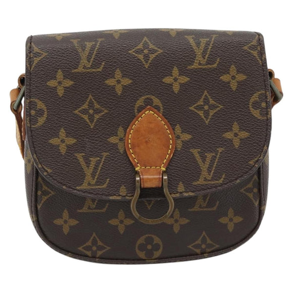 LOUIS VUITTON Monogram Saint Cloud PM Shoulder Bag M51244 LV Auth BA12882