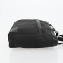 Salvatore Ferragamo Gancini Tote Bag Canvas Black Silver Auth BA12884-3