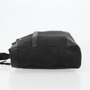 Salvatore Ferragamo Gancini Tote Bag Canvas Black Silver Auth BA12884-4
