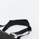 Salvatore Ferragamo Gancini Tote Bag Canvas Black Silver Auth BA12884-8