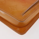 LOUIS VUITTON Monogram Vernis Motto Pouch Marshmallow Pink M91312 Auth BA12888-16