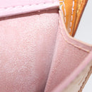 LOUIS VUITTON Monogram Vernis Motto Pouch Marshmallow Pink M91312 Auth BA12888-12