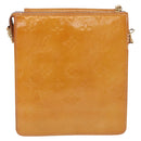 LOUIS VUITTON Monogram Vernis Motto Pouch Marshmallow Pink M91312 Auth BA12888-2